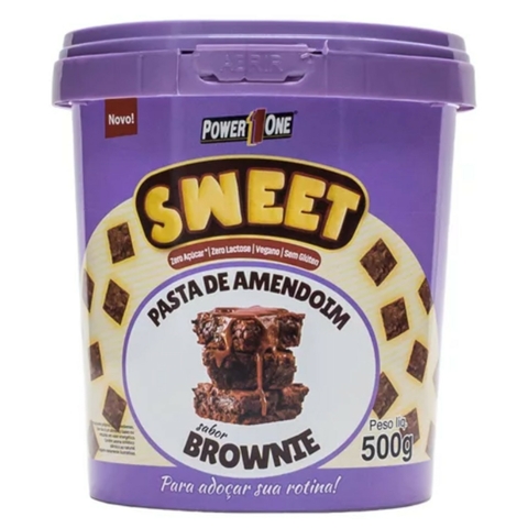 Pasta de Amendoim Sweet (500g) - Power 1 One - Power 1 One