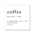 Coffee definition