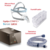 Combo CPAP S.Box C+ con humidificador, tubuladura calefaccionada y máscara nasal premium