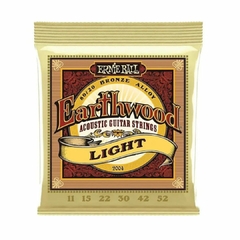 Encordoamento Ernie Ball Acoustic Guitar Strings Earthwood Light 11/52 2004