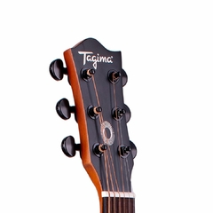 Violão Tagima Folk EQ Aço T/Sapele B/S Sapele Metropolis BKOP - Ateliê da Música