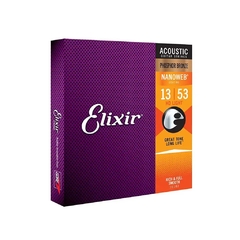 Encordoamento Elixir Phosphor Bronze STR 80/20 Violão Aço - comprar online