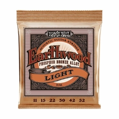 Encordoamento Ernie Ball Acoustic Guitar Strings Earthwood Phospor Bronze Light 11/52 2148