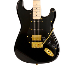 Guitarra Seizi Vintage Budokan Black Gold na internet