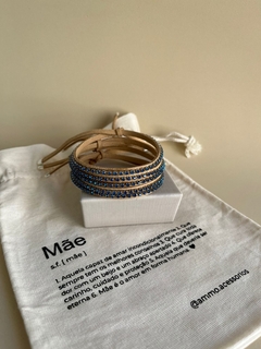 Mix de pulseiras Medium Blue - comprar online