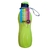 Garrafa Squeeze Neon de Plástico de 600ml na cor verde neon, ideal para hidratação e livre de BPA.