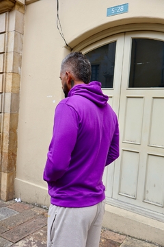 Hoodie Unisex En Algodon Morado - tienda online