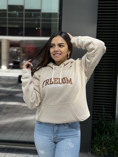 Hoodie En Algodon Freedom Unisex - comprar online