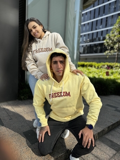 Hoodie En Algodon Freedom Unisex