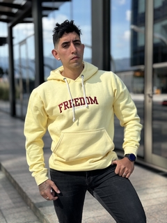 Hoodie En Algodon Freedom Unisex en internet