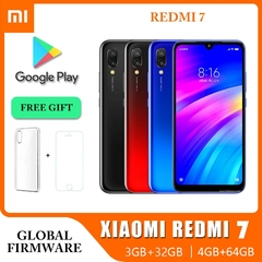 Xiaomi original redmi 7 smartphone global ram 4 + 64gb 6.26 Polegada hd tela oct na internet