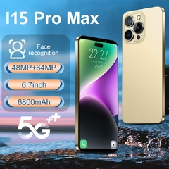 I15 pro max telefone celular, telefone celular, tela cheia 6.7 polegadas, identi - comprar online