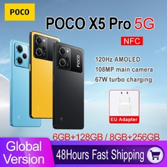 Versão Global Smartphone POCO X5 Pro 5G 128GB/256GB NFC Snapdragon 778G 6.67 - comprar online