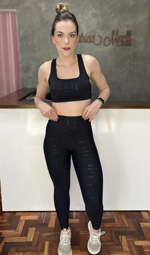 Conjunto Fitness Jacquard - Patricia Minelli Store