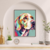 Imagem do Quadro Decorativo Beagle Colorful