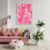 Quadro Decorativo Paleta Rosa