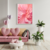 Quadro Decorativo Encanto Rosa - comprar online