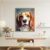 Quadro Decorativo Beagle Smile Cubismo