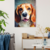 Quadro Decorativo Beagle Smile Cubismo - loja online