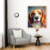 Imagem do Quadro Decorativo Beagle Smile Cubismo