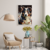 Quadro Decorativo Border Collie Cubismo - RD Quadros