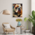 Quadro Decorativo Bulldog Frances Cubismo - RD Quadros