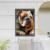 Quadro Decorativo Bulldog Frances Cubismo