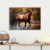 Quadro Decorativo Cavalo Árabe Marrom - loja online