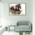 Quadro Decorativo Cavalo Marrom Art