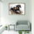 Quadro Decorativo Cavalo Marrom Art 02