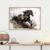 Quadro Decorativo Cavalo Marrom Art 02