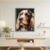 Quadro Decorativo Cocker Spaniel Cubismo