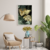 Quadro Decorativo Golden Palm Tree