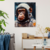 Quadro Decorativo Macaco Astronauta