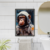 Quadro Decorativo Macaco Astronauta na internet