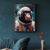 Quadro Decorativo Macaco Astronauta 01