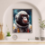 Imagem do Quadro Decorativo Macaco Astronauta 01