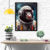 Quadro Decorativo Macaco Astronauta 01 - RD Quadros