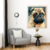 Quadro Decorativo Pug Cubismo