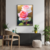 Quadro Decorativo Rosas em Conjunto