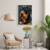 Quadro Decorativo Rottweiler Cubismo