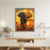 Quadro Decorativo Elefante Selva - comprar online