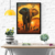 Quadro Decorativo Elefante Selva - comprar online