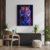 Quadro Decorativo Tigre Luz Neon