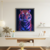 Quadro Decorativo Tigre Luz Neon