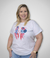 T-shirt Plus Size - Love Your Body (Branca)