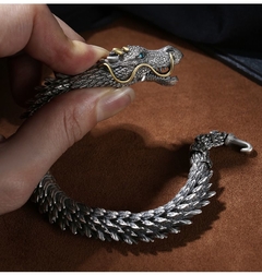 Pulsera de Dragón Serpiente 3D - Ángeles con Alma