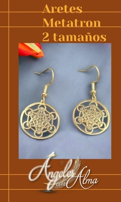 Aretes cubo de Metatron 2 tamaños