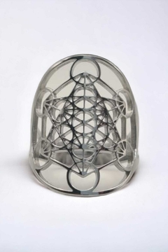 Anillos --> Sello cubo de Metatron - comprar en línea