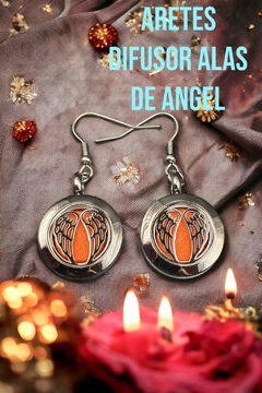 Aretes difusor de aroma Alas de Ángel